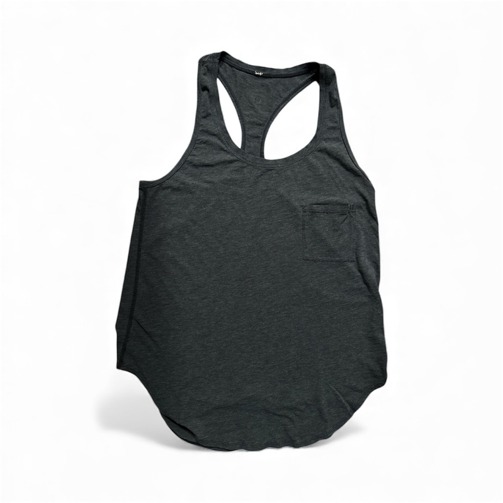 Lululemon Athletica Dark Gray Tank Top w/ Pocket